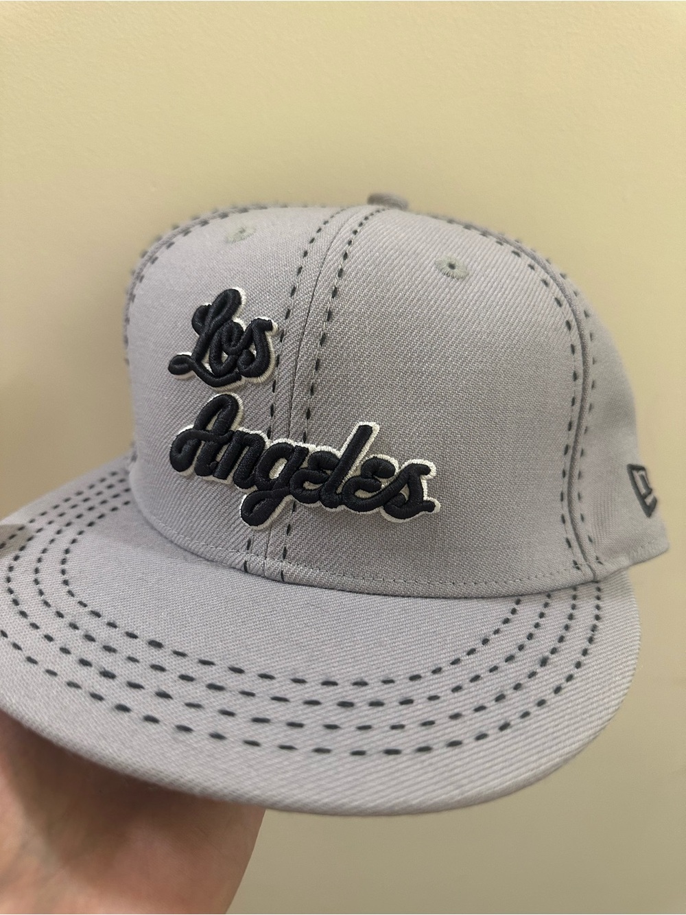 Los Angeles lakers grey Hat - Light Gray 7 1/2